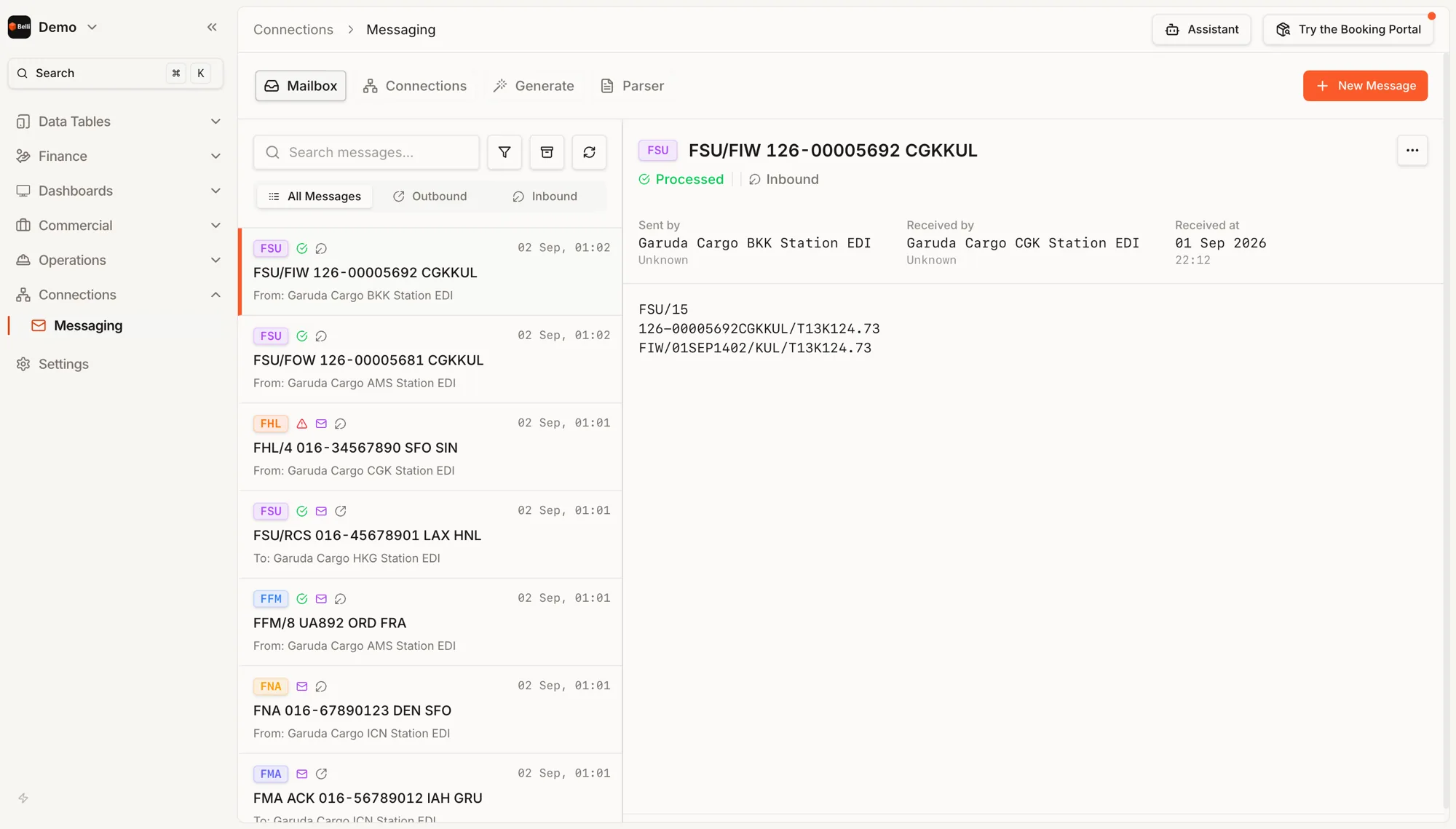 Connections › Messaging